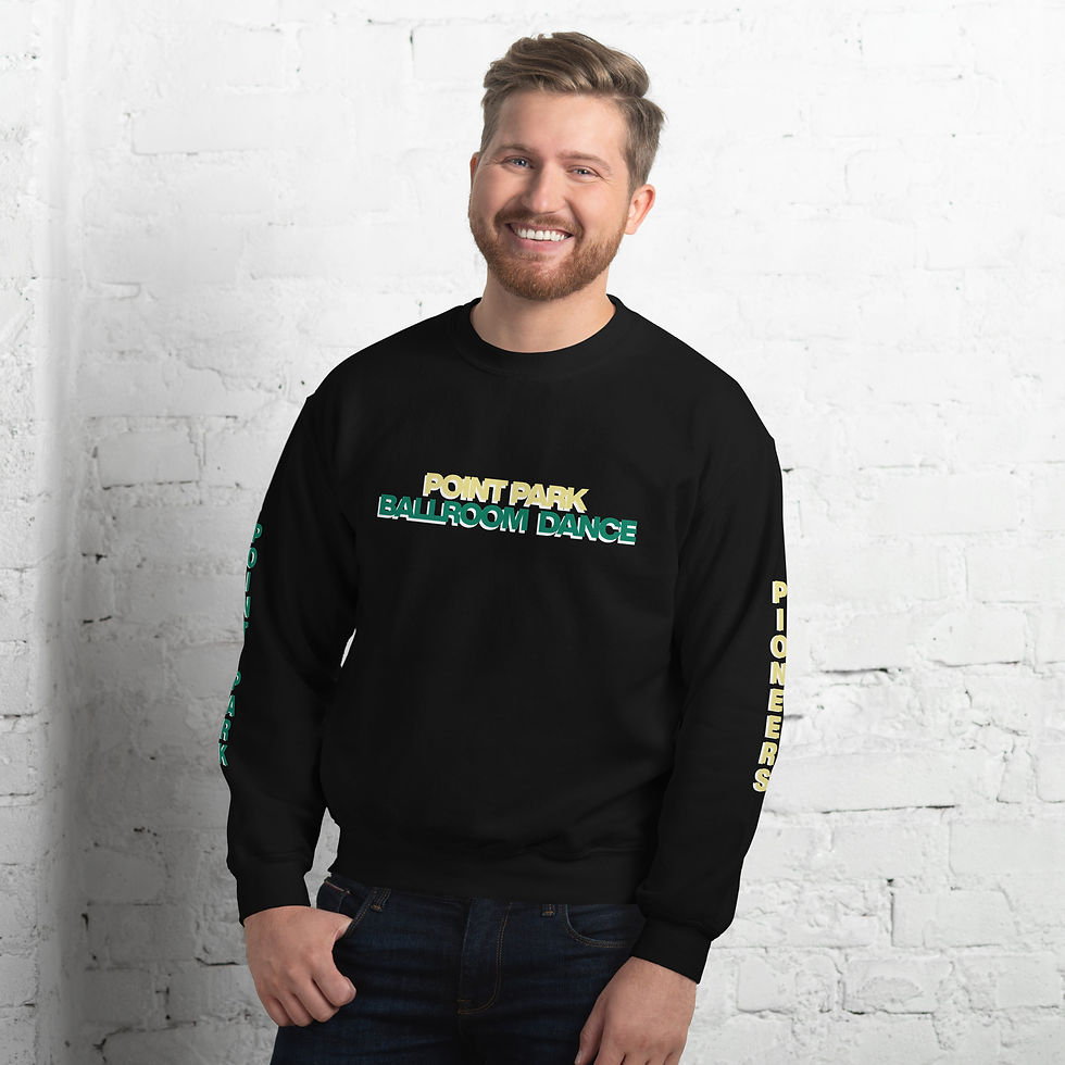 Thumbnail: Unisex Point Park Ballroom Crewneck (Black)