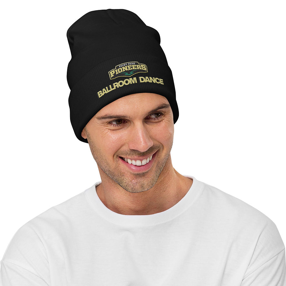 Thumbnail: Unisex Point Park Ballroom Beanie (Black)