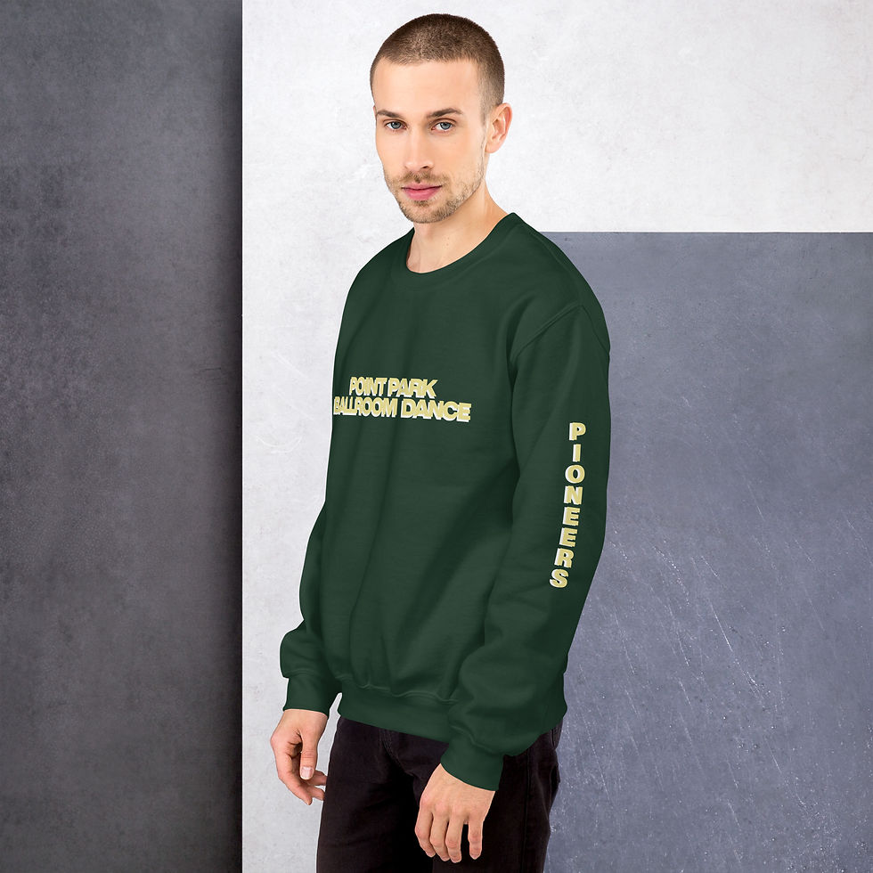 Thumbnail: Unisex Point Park Ballroom Crewneck (Green)