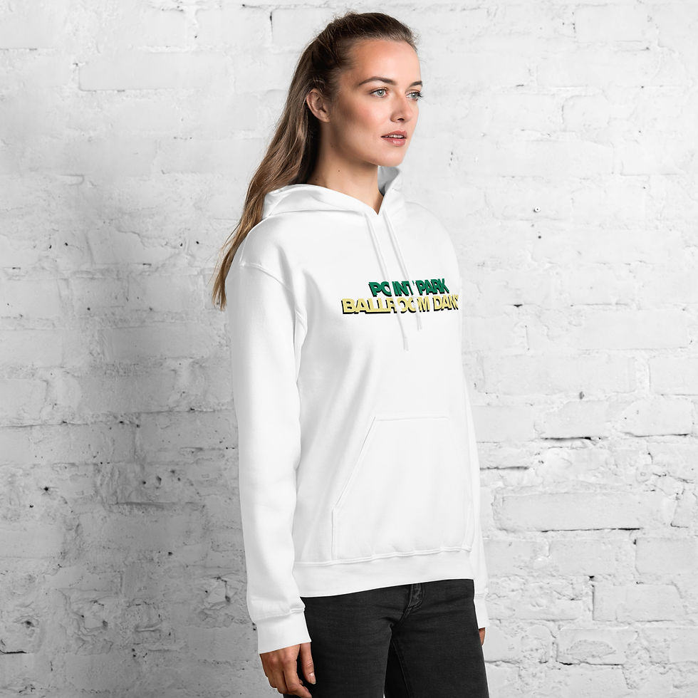 Thumbnail: Unisex Point Park Ballroom Hoodie (White)