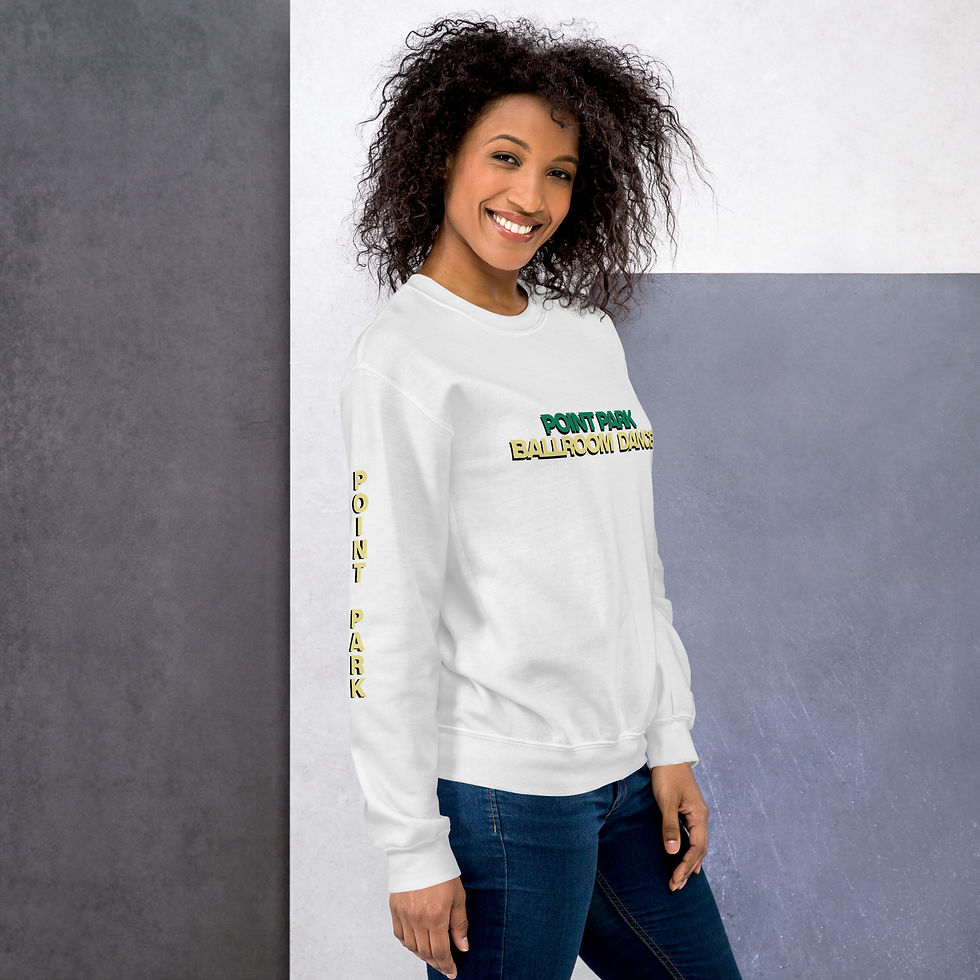 Thumbnail: Unisex Point Park Ballroom Crewneck (White)