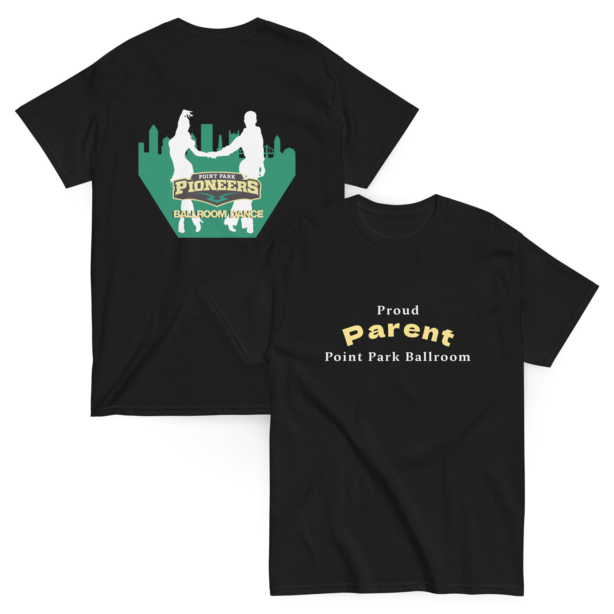 Unisex Proud Ballroom Parent T- Shirt (Black)