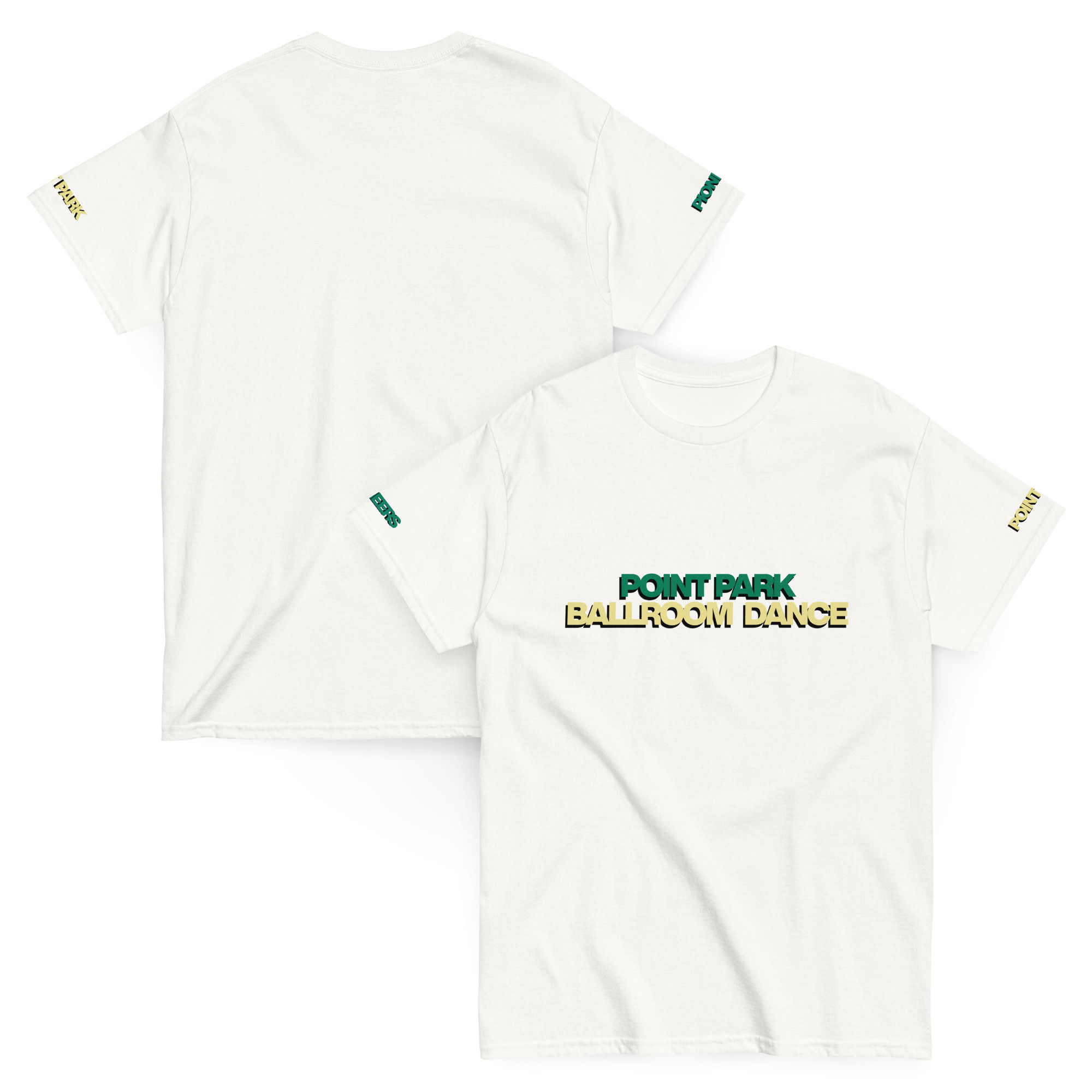 Unisex Ballroom Pioneers T- Shirt (White)
