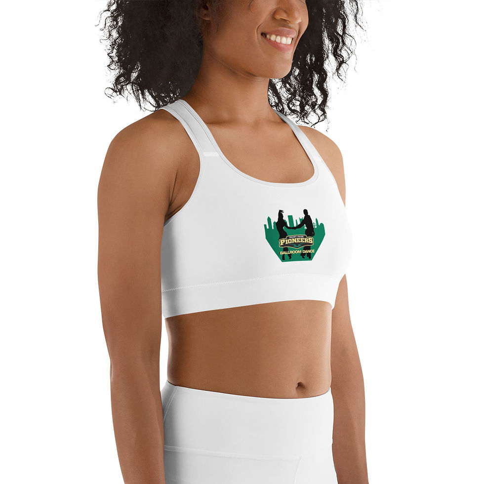 Thumbnail: Women's Point Park Ballroom Sports Bra (White)