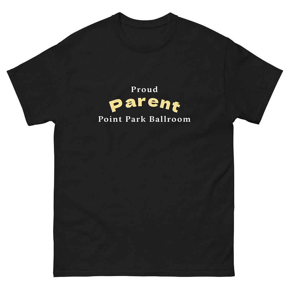 Thumbnail: Unisex Proud Ballroom Parent T- Shirt (Black)