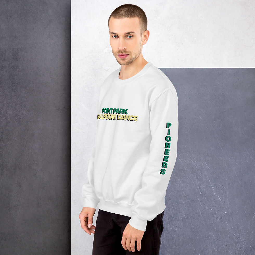 Thumbnail: Unisex Point Park Ballroom Crewneck (White)