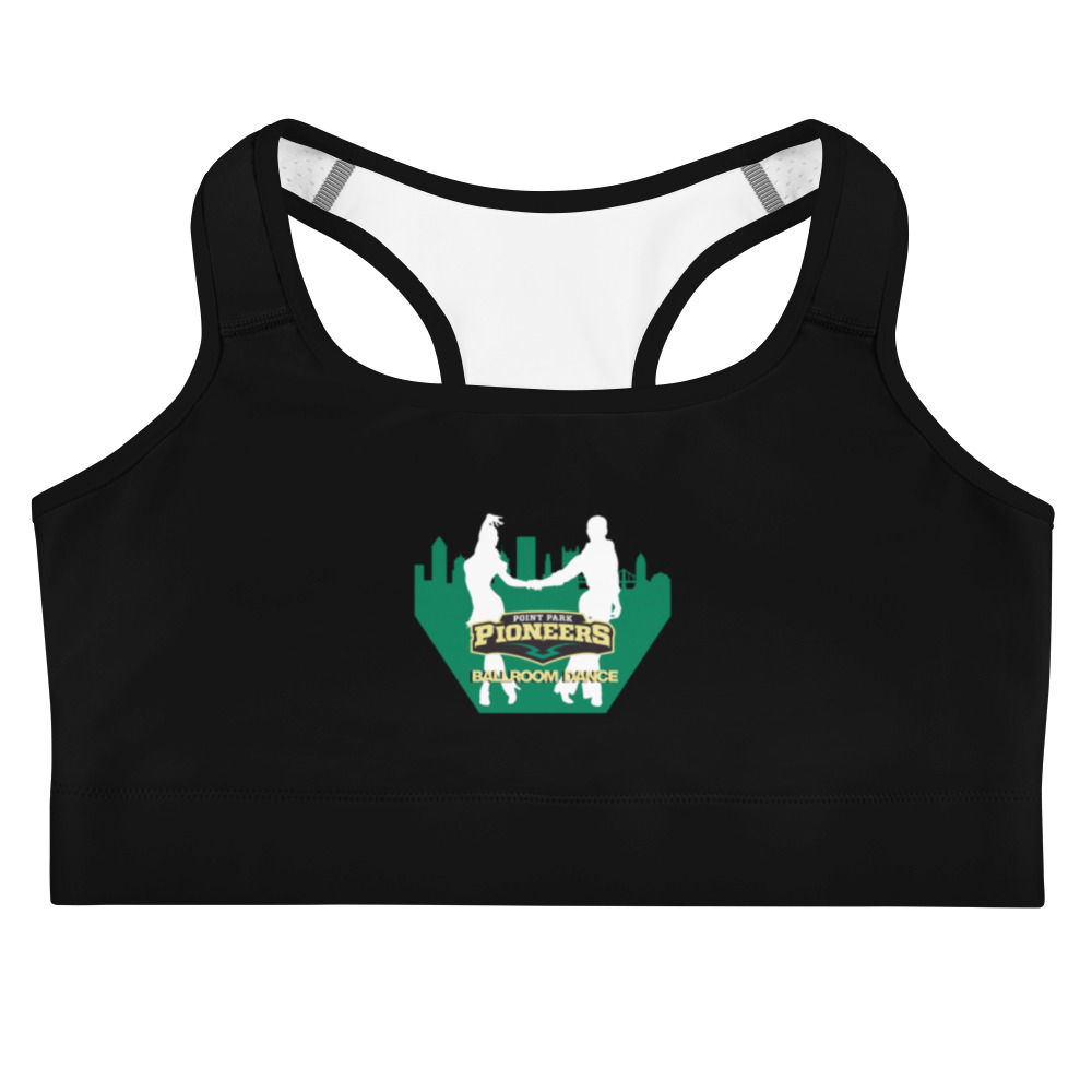 Women's Point Park Ballroom Sports Bra (Black)