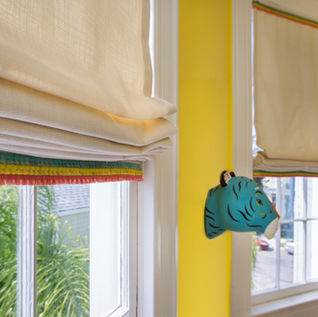 kids room roman shades