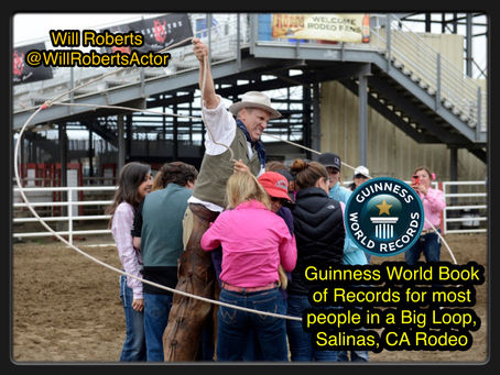 Guinness world book of records goes to Will Roberts for the Big Loop @WillRobertsActs