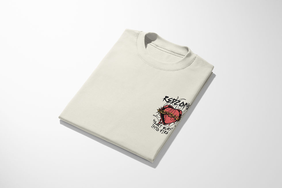Miniature : Redzone T-shirt Heart Burst
