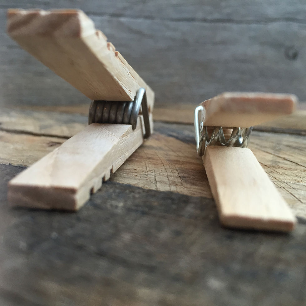 Thumbnail: Ash Clothespins - NOT Oiled