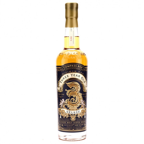 Compass Box 3 yearold Deluxe Whisky Warehouse