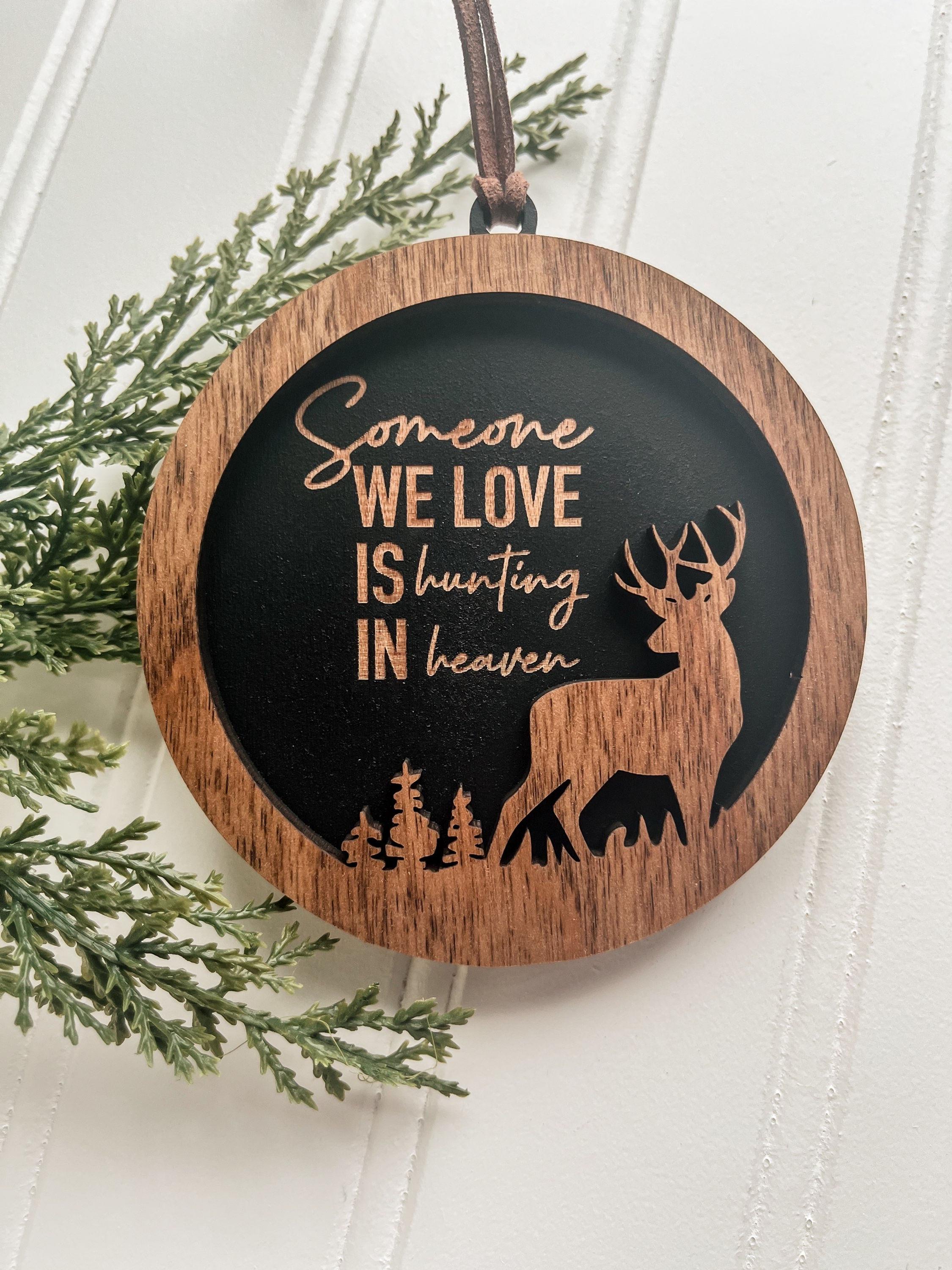 Hunting Memorial ornament 