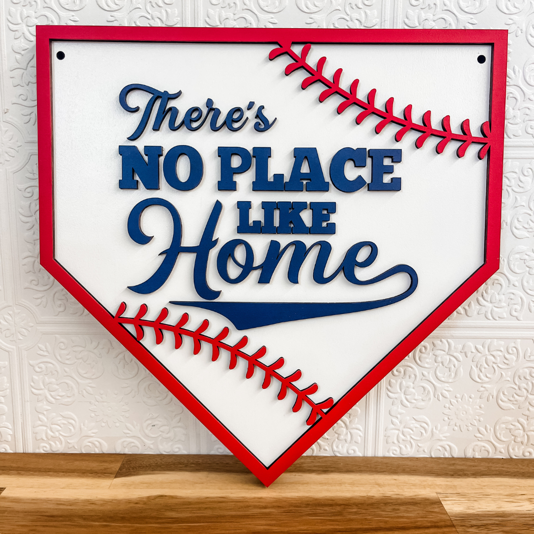 Baseball "No Place Like Home" DIY Creative Kit (2 sizes)