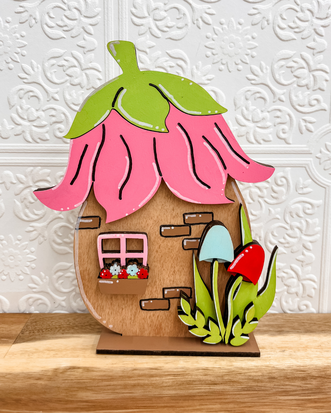 Flower Fairy Mushroom House DIY Creative Kit
