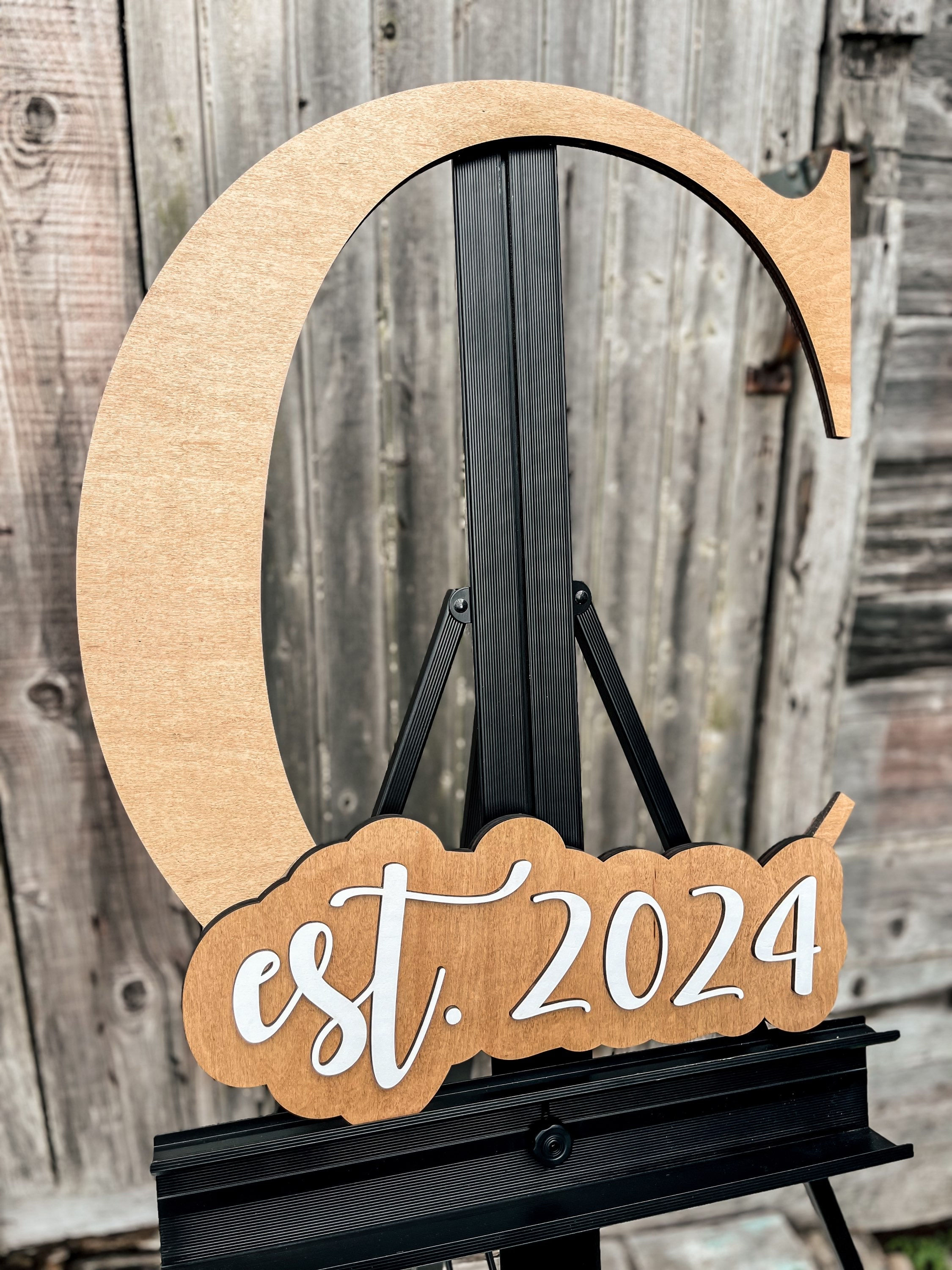 Initial, Wedding Guestbook