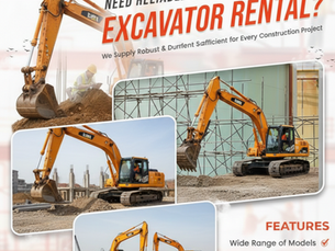 NEED RELIABLE EXCAVATOR RENTAL?