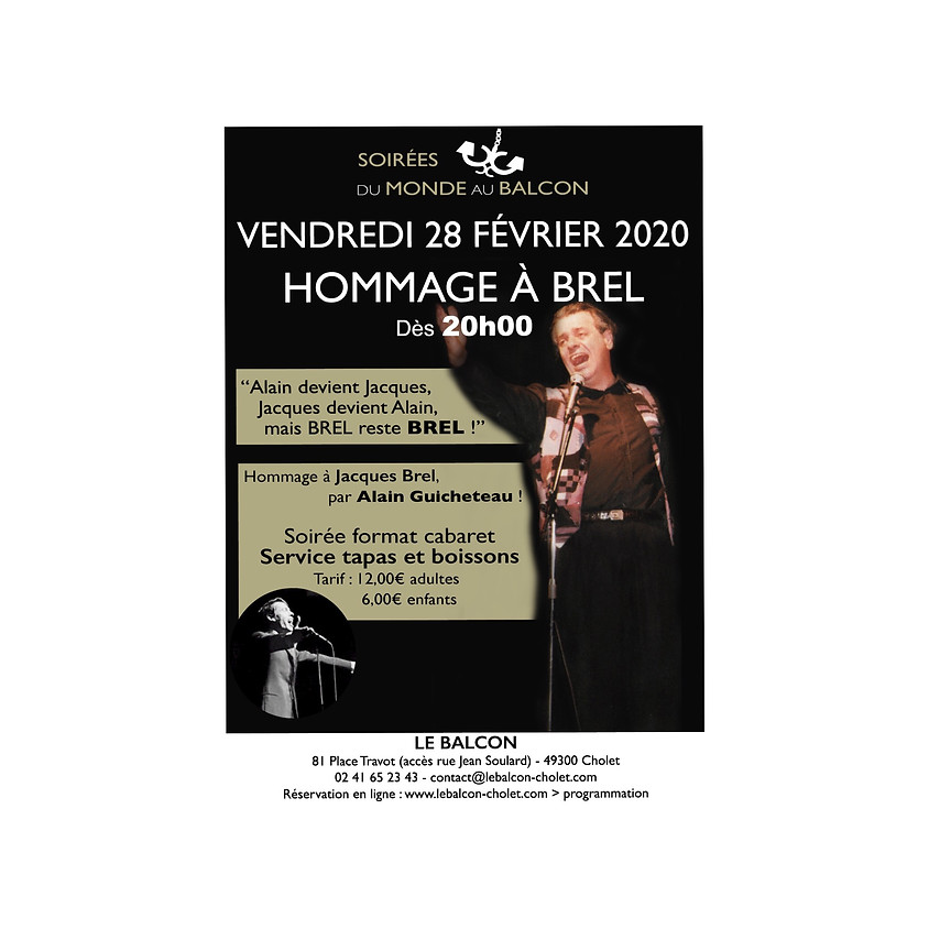 SOIREE HOMMAGE A BREL