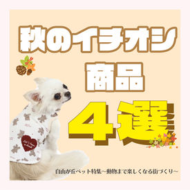 自由が丘ペット特集、「秋のイチオシ商品」