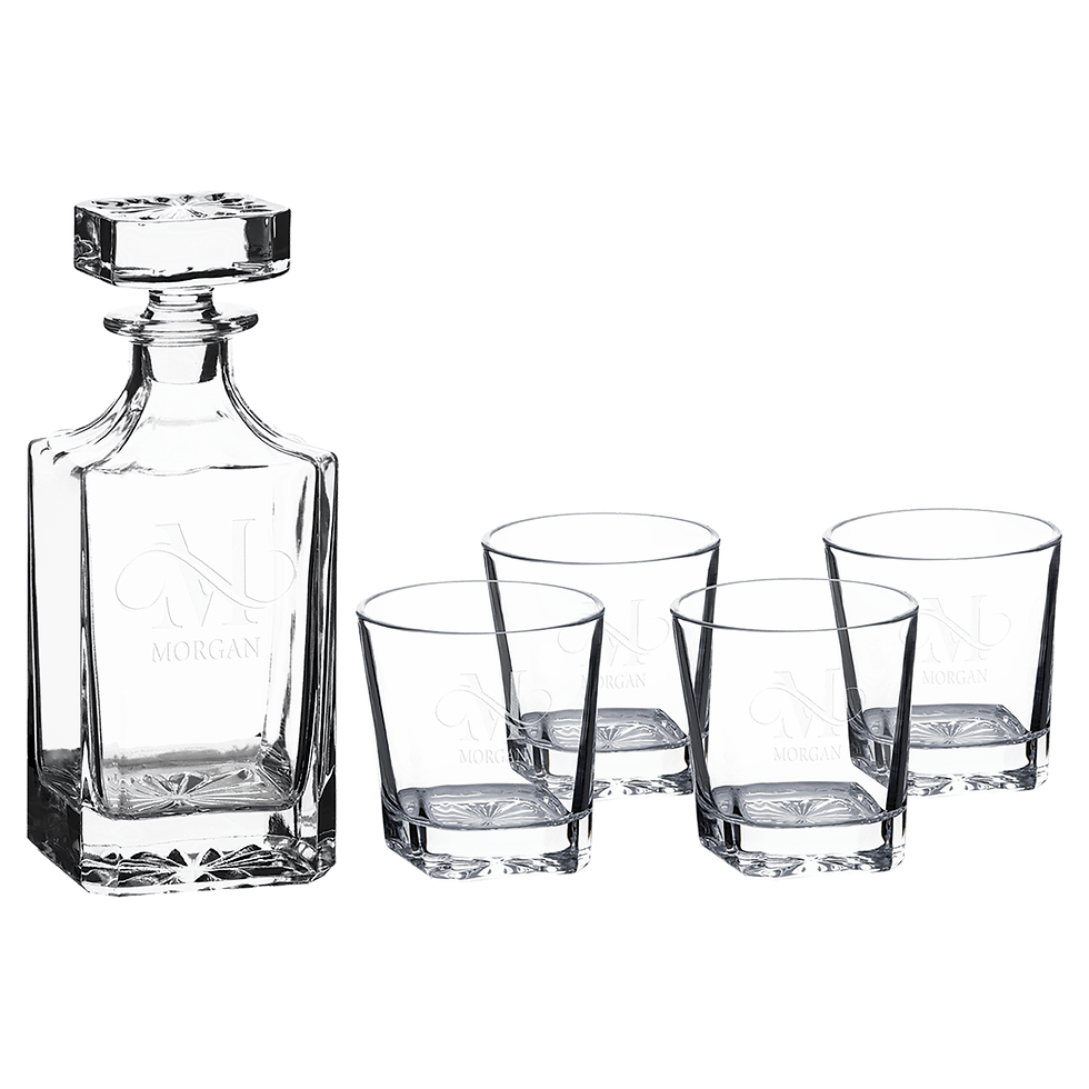 Decanter Set - engraved