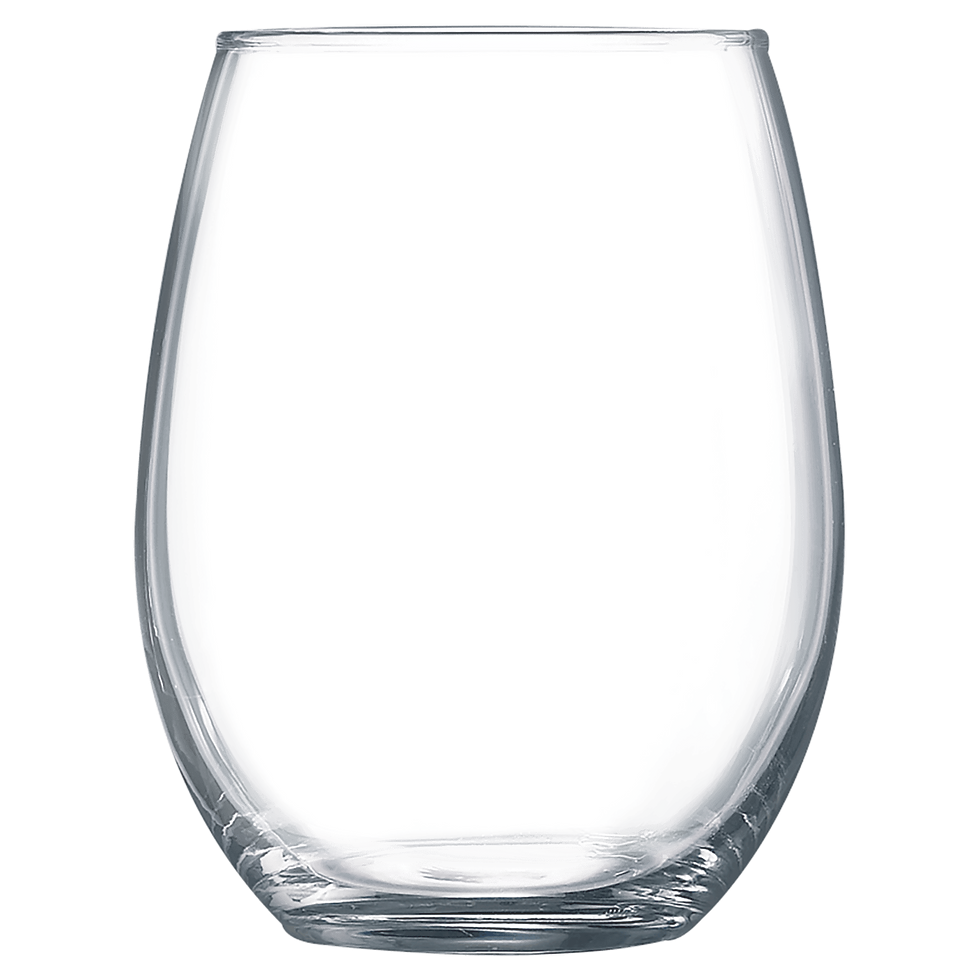21 oz stemless wine glass - blank