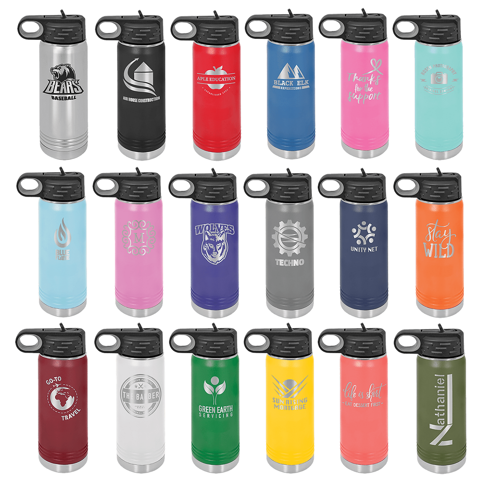 Water Bottle all colors - engraved