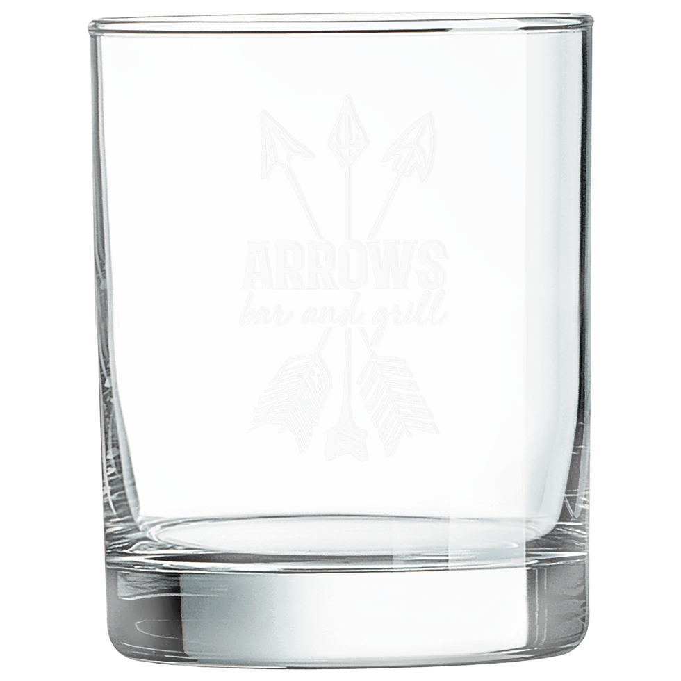 13.75 oz round double - engraved