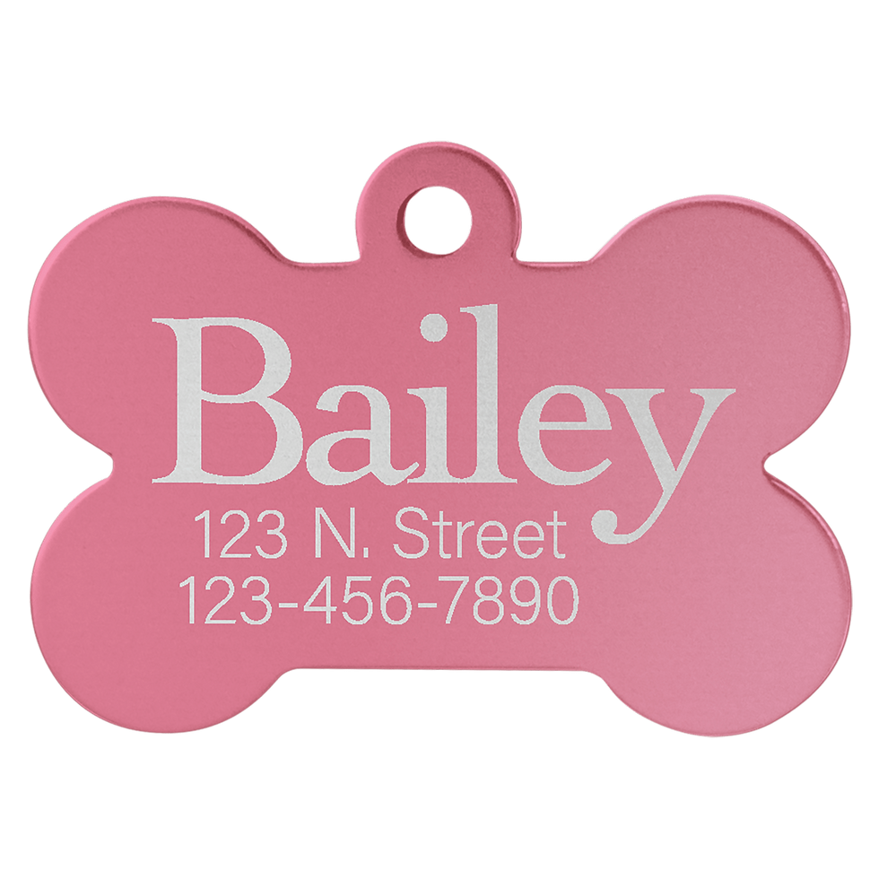 Pink Bone Tag - Bailey