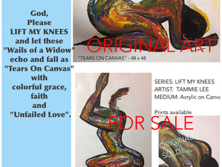 LIFT MY KNEES, Original Art by Tammie Lee