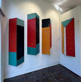 west coast gallery piha auckland art exhibition artist jan barnes mixed media sculptor sculpture