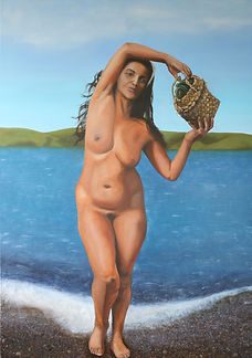 west coast gallery piha auckland art exhibition artist naomi azoulay mixed media