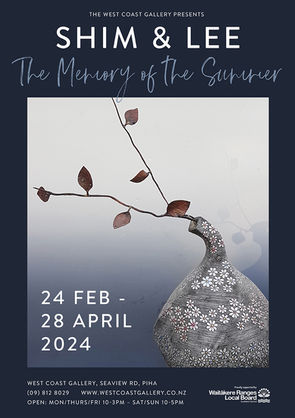 west coast gallery piha shim and lee the memory of the summer exhibition