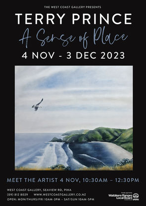 west coast gallery piha terry prince a sense of place exhibition