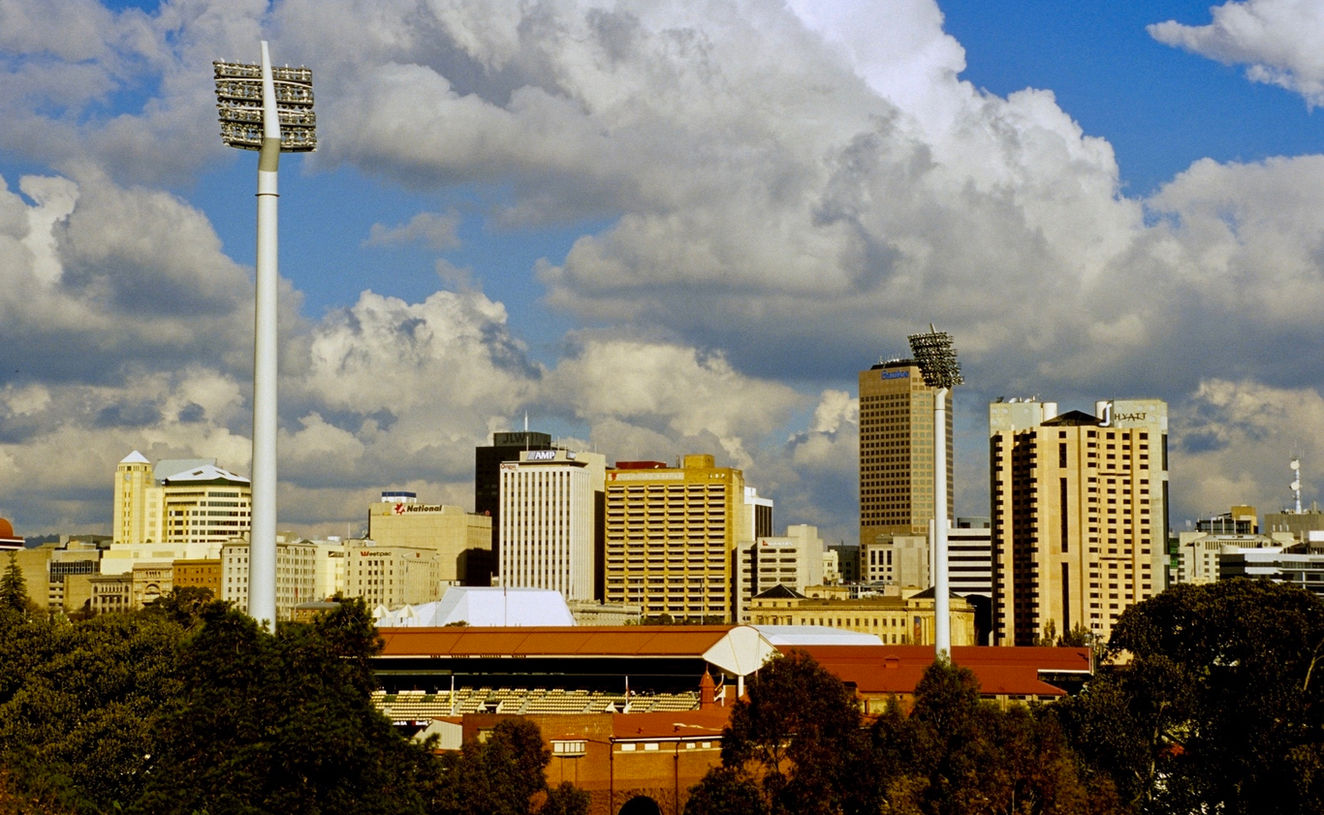 Adelaide Oval und CBD