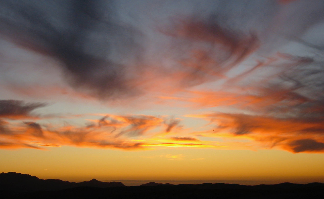Sonnenuntergang in den Flinders
