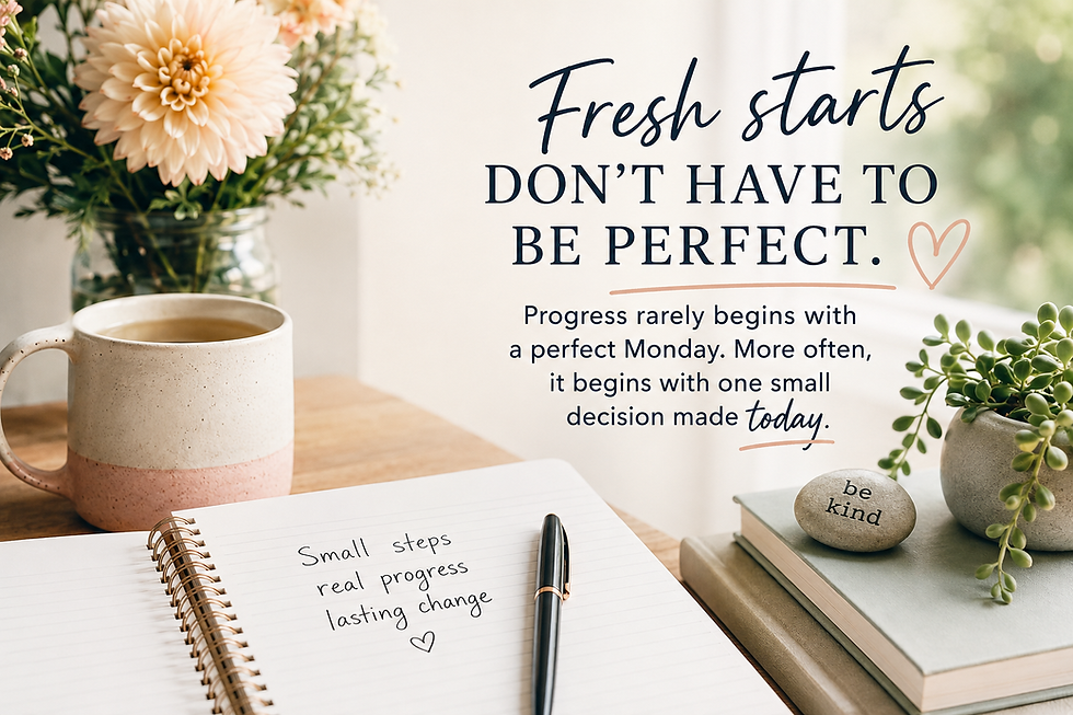 Why Fresh Starts Don't Have to Be Perfect