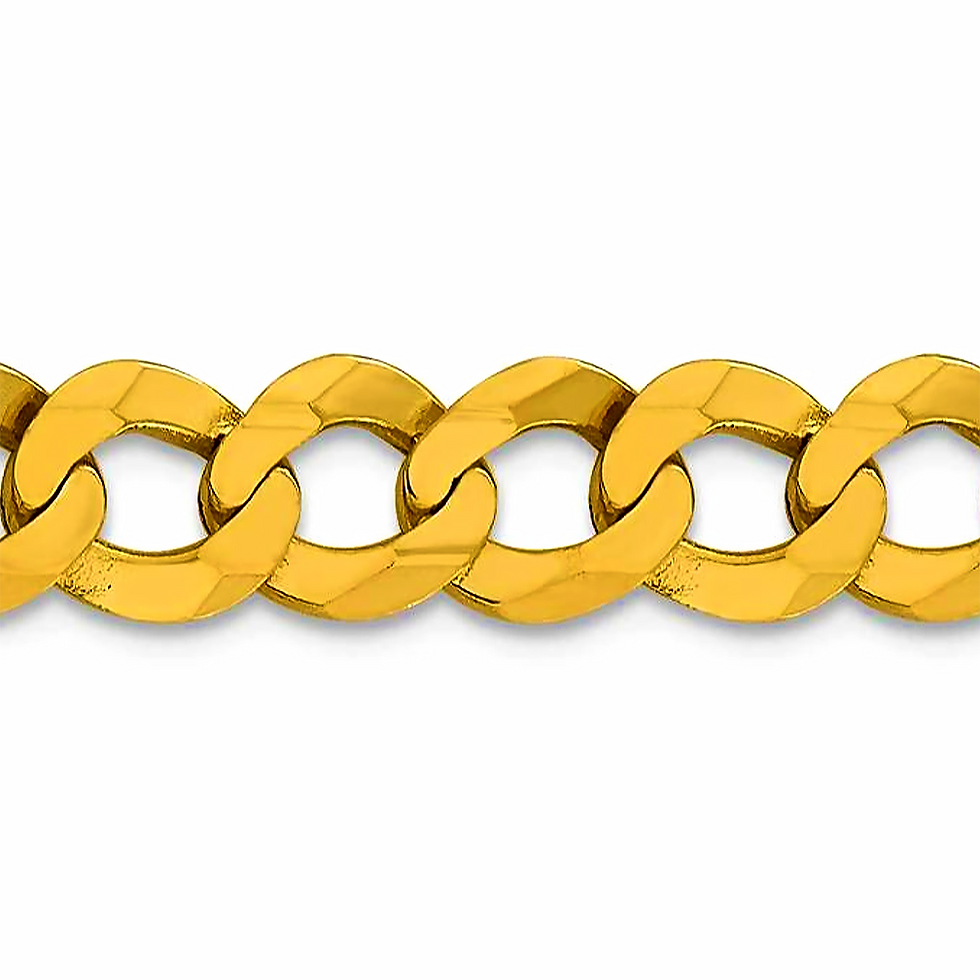 Lightweight Flat Cuban Chain 9.40 mm