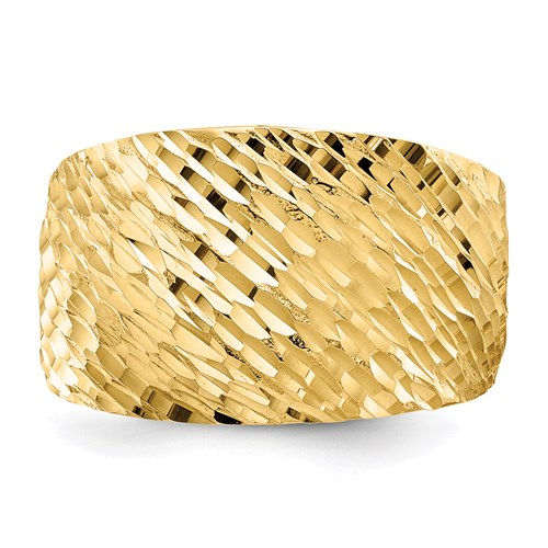 Thumbnail: Polished Textured Dome Ring