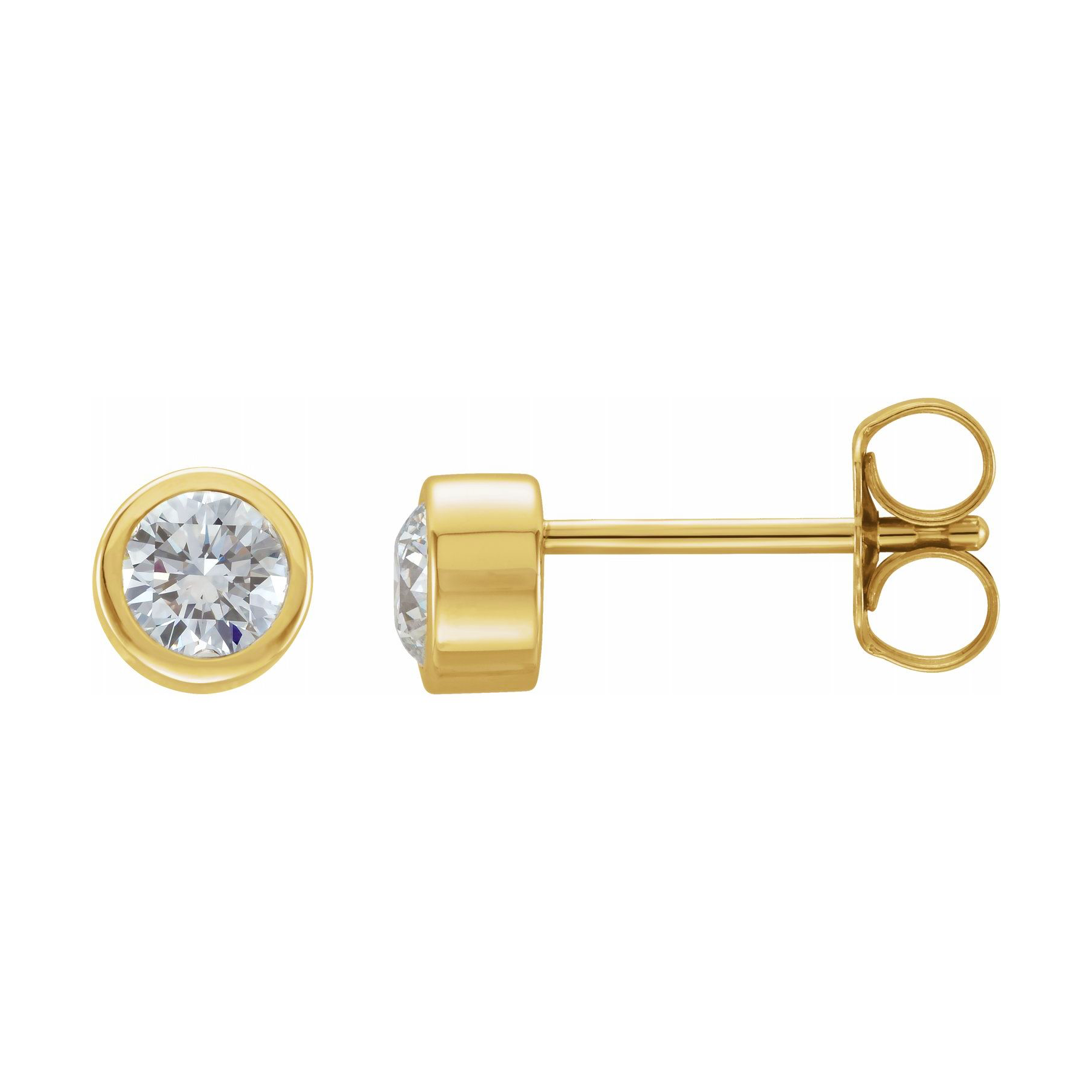 1/2 CTW Diamond Solitaire Earring