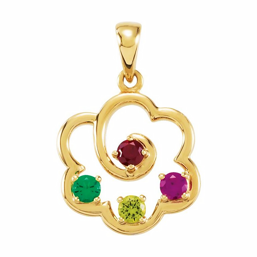 Family Flower Pendant (Mounting)
