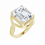 Thumbnail: Emerald-Cut Cubic Zirconia Ring
