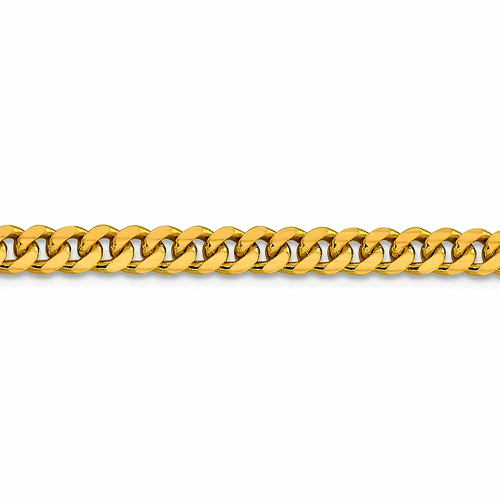 Solid Miami Cuban Link Chain 6.25 mm