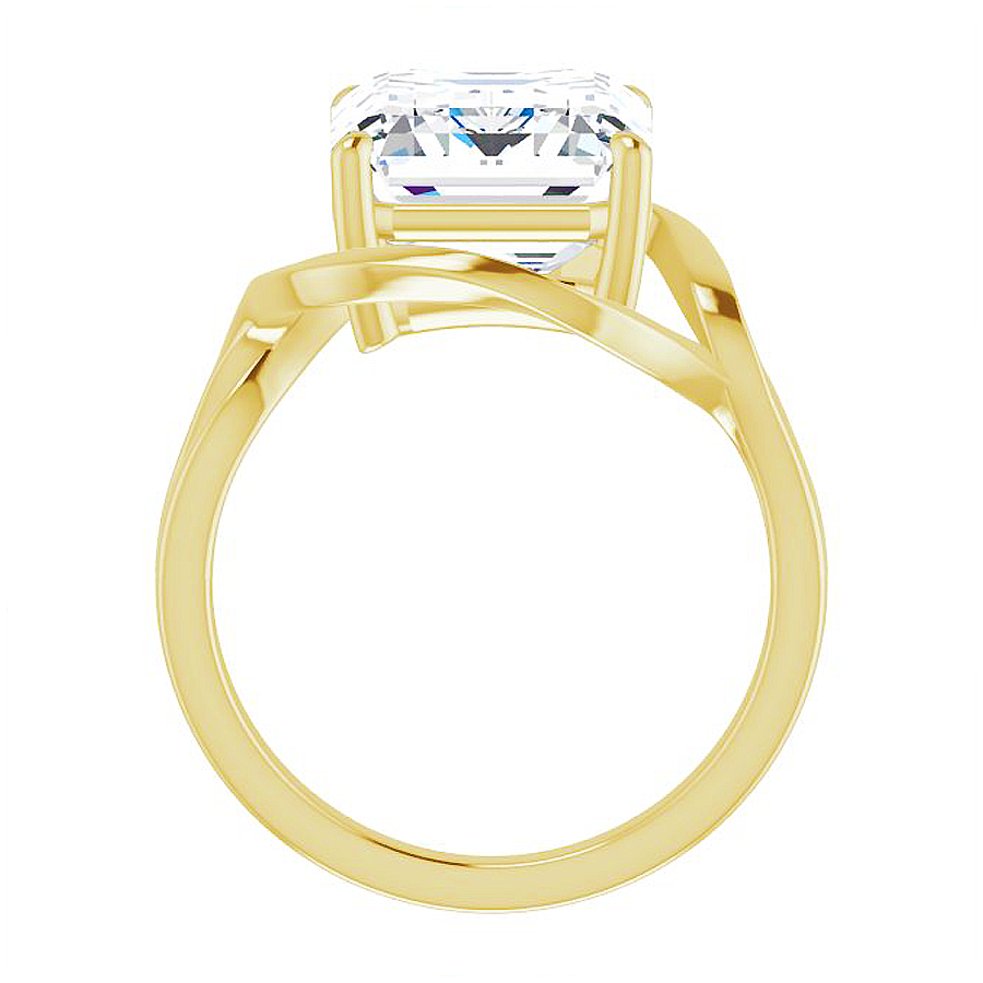 Thumbnail: Emerald-Cut Cubic Zirconia Ring