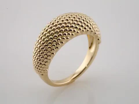 Thumbnail: Beaded Dome Ring