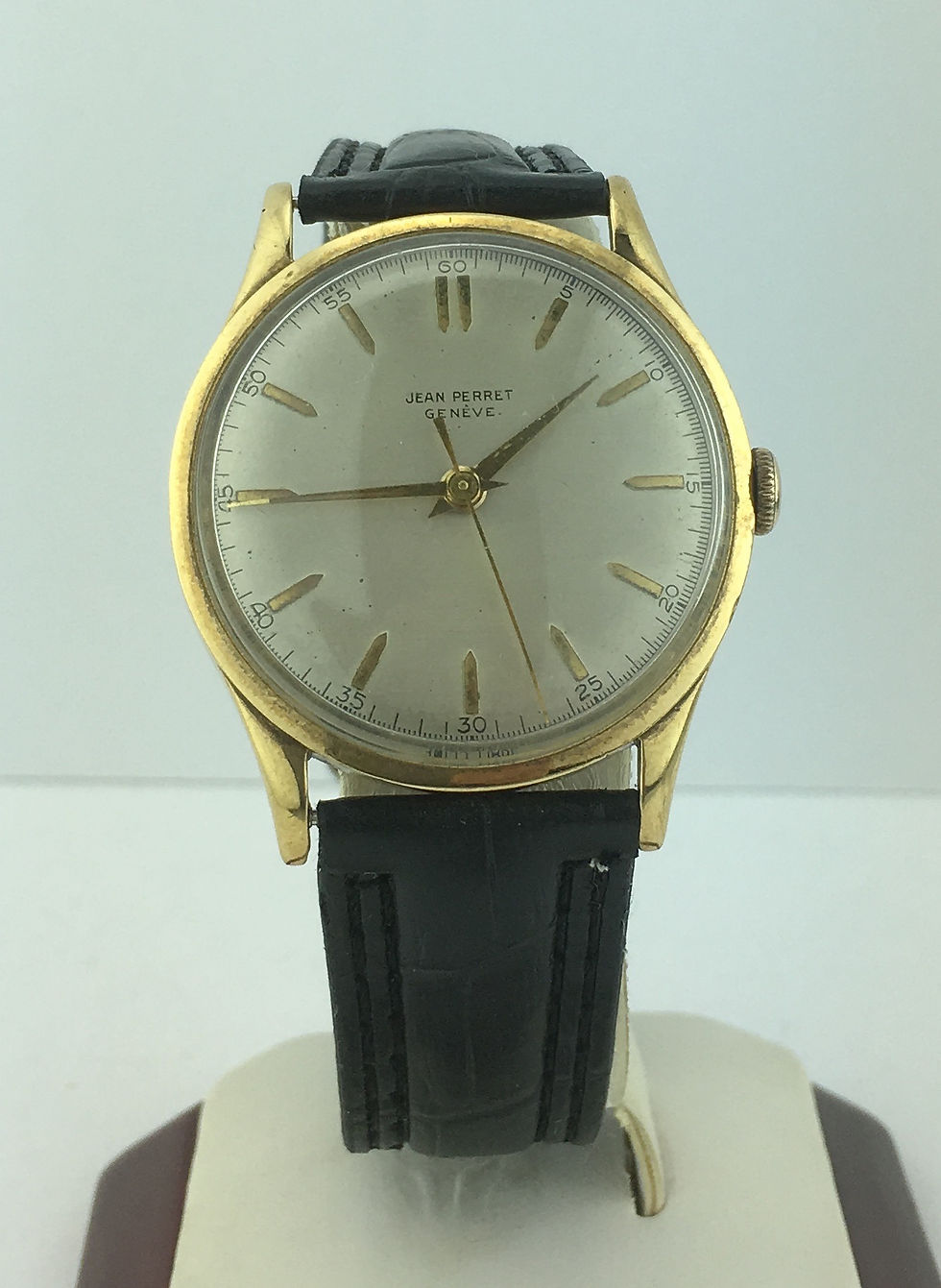Jean Perret 18K Yellow Gold Wind-Up Watch - Vintage