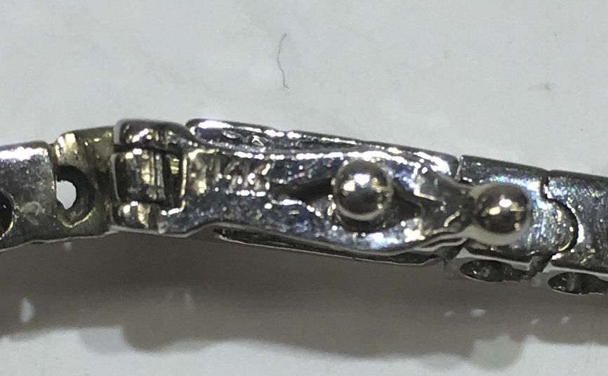 Thumbnail: 14K White Gold Diamond Tennis Bracelet with 2.00 CTW of Diamonds