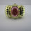 Thumbnail: David Yurman 14K Gold Renaissance Ring with Pink Tourmaline  Sapphire