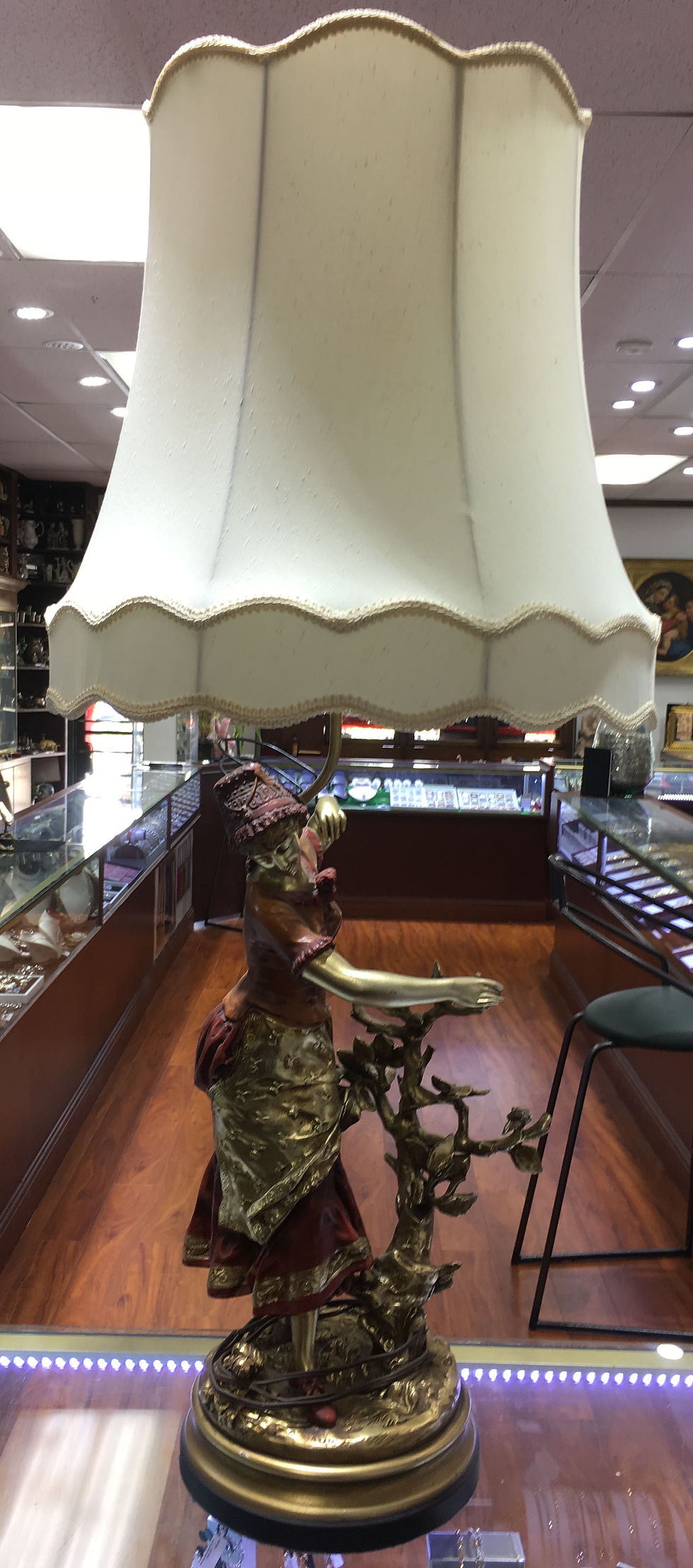 Thumbnail: Antique Metal Lamp - Female