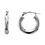 Thumbnail: 3 mm Wide Tube Hoop Earrings