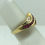 Thumbnail: 14K Yellow Gold Ruby  Diamond Ring, Size 7.25 (sizable)